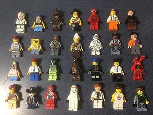 10 NEW LEGO MINIFIG PEOPLE LOT random grab bag of minifigure guys city town set by USA