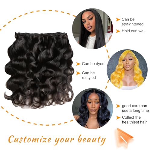12A Brazilian Body Wave Bundles Human Hair 18 20 22 Inch 100% Real Virgin Human Hair Bundles Body Wave 3 Bundles Human Hair Body Wave Hair Extension Natural Color（18 20 22）