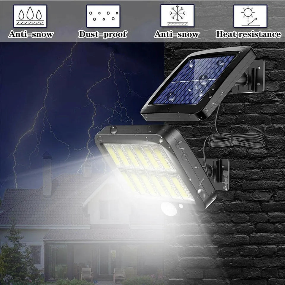 1200000lm LED Solar Street Light Security Flood Lamp Motion Sensor Outdoor Wall