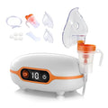 04 Portable Nebulizer, Nebulizer Machine for Adults Kids, Mini Handheld Nebulizer with Mouthpiece Adults&Chlid Masks, Steam Inhaler of Cool Mist for Travel and Home Use