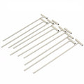 10pcs Pigeon Bird Entrance Trap One-Way Window Door Curtain Iron T Bars