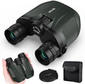 10-30x25 Small Compact Binoculars for Adults - WOZEL High Powered Zoom Binoculars for Bird Watching Hunting Hiking Travel Sports - Lightweight Binoculars with Large & Bright Field of View for Kids