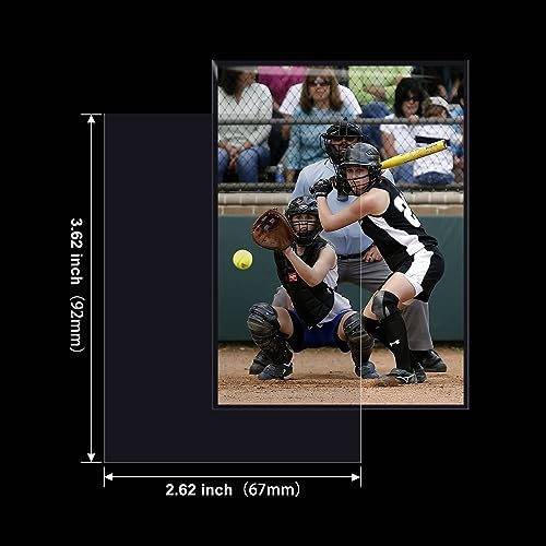 1000ct Soft Trading Card Sleeves - Clear Penny Sleeves, Toploaders for Trading Cards, Card Protector Sleeves for Standard Cards, Baseball Cards, Sports Cards, Game Cards, MTG, Football Cards