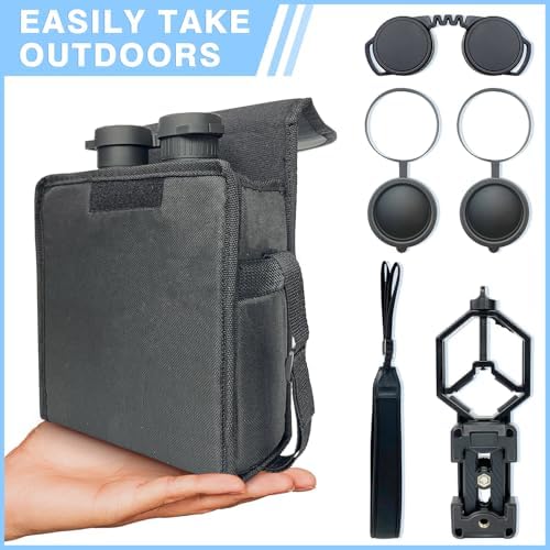 12x60 HD Bird Watching Binoculars for Adults High Powered Waterproof Fogproof with Clear Vision BAK4 Prism FMC Lens Easy Focus Long Range Portable for Cruise Ship Concert Travel Boating