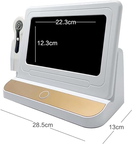10 Inches Skin Diagnosis Hair Analyzer Machine with HD LCD Screen Digital Skin Detector 50X 200X Skin Detector Moisture Tester, Microscope Skin Care Tool