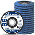 14 Pack Flap Discs 4 1/2 for Angle Grinder Grit 40 Type 29 Zirconia Grinding Wheel for Wood Metal Sanding