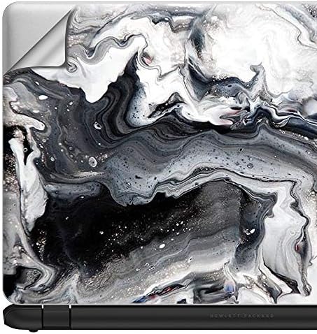 15 15.6 inch Laptop Notebook Skin Vinyl Sticker Cover Decal Fits 13.3" 14" 15.6" 16" HP Lenovo Apple Mac Dell Compaq Asus Acer / Marble White Grey Swirl Beautiful