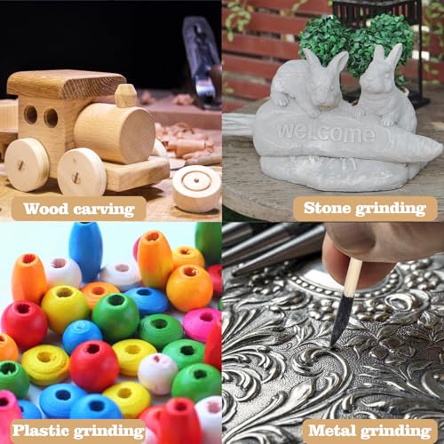 100 Pcs Sanding Sticks, 280 Grit Matchsticks Sanding Twigs, Fine Detailing Sanding Tools for Tight Spaces Plastic Models Wood, 5.4 x 0.2 Inch
