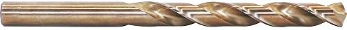 11mm Metric M35 Cobalt Steel Extremely Heat Resistant Twist Drill Bit of 1pcs with Straight Shank to Cut Through Hard Metals Such as Stainless Steel and Cast Iron, 5% Cobalt M35 Grade HSS-CO