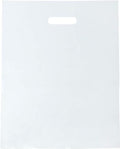 100 Clear Plastic Bags with Handles 9"x12" Merchandise Bags 1.25Mil Thick Glossy Retail Bags Shopping Bags for Small Business Boutique Bag Clear Gift Bags for Shopping, Clothing and Trade Show