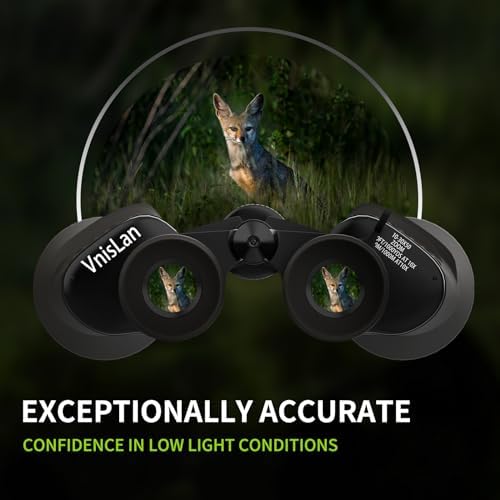10-30x50 HD Zoom Binoculars for Adults High Powered - Powerful Stabilized Binoculars with Clear Low Light Vision - Waterproof Binoculars for Bird Watching Hunting Travel Cruise Ship