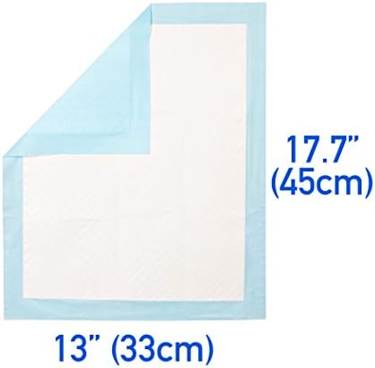 (100 Pads) CalPalmy Ultra Absorbency Pet Toilet Training Pads 18" x 13" Moisture Locking Technology Turns Liquid into Gel - Perfect for Rabbits and Guinea Pigs