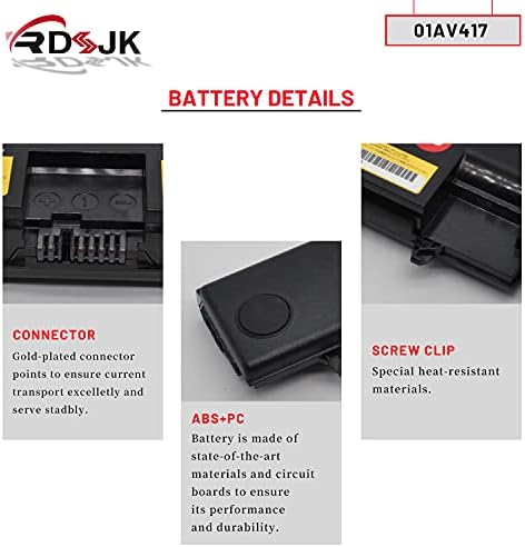 01AV418 SB10K97575 83 82 Laptop Battery for Lenovo ThinkPad E570 E570C E575 Series 01AV414 01AV415 01AV416 01AV417 SB10K97571 SB10K97572 SB10K97573 SB10K97574 4X50M33574 4X50M33573 14.6V 41Wh