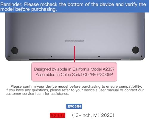 (Silver) for MacBook Air A2337 (13in, M1, 2020) EMC 3598 Retina Resolution 2560 * 1600 Full CFCC Display Assembly LED LCD Screen Replacement A+++
