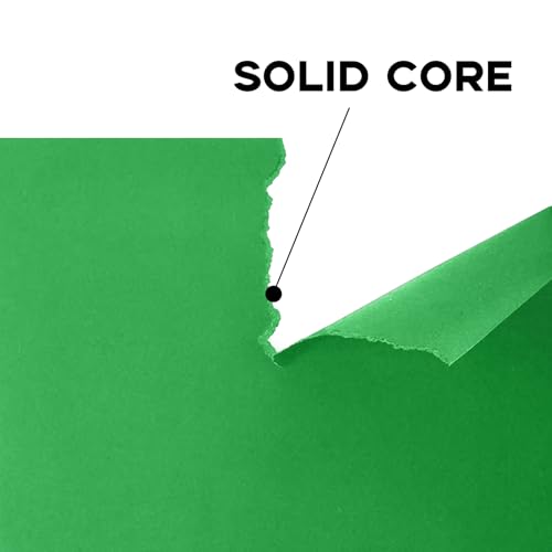 100 Sheets Green Cardstock 8.5 x 11, Goefun 65lb Green Construction Paper 8.5 x 11 for Christmas Cards Making, Invitations and Craft