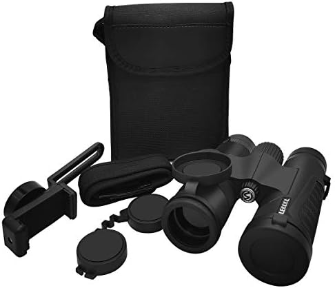 12x42 Binoculars for Adults, Binoculars with Weak Light Vision, Smartphone Photograph Adapter - 18mm Large View Eyepiece,16.5mm Super Bright BAK4 Prism FMC Lens for Birds Watching Hunting Sports