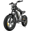 AKEZ Retro Electric Bike 1000W, 28mph, 94 Miles, 20"x4.0" Fat Tires, Full Suspension, UL Certified