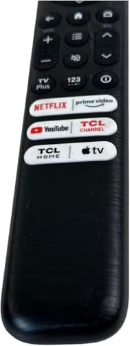 (Upgrade) Besia RC813 Replacement Remote for All TCL Android/Google TVs, Compatible with Q/S/FHD/UHD/QLED Series Without Voice Command