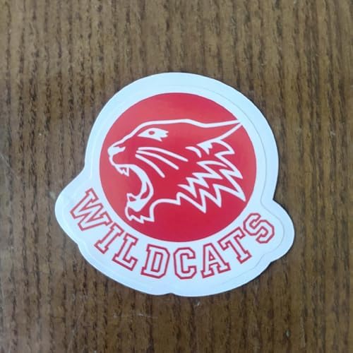 (Pack of 3) Troy Bolton Musical High School Wildcats Sticker 3 inch