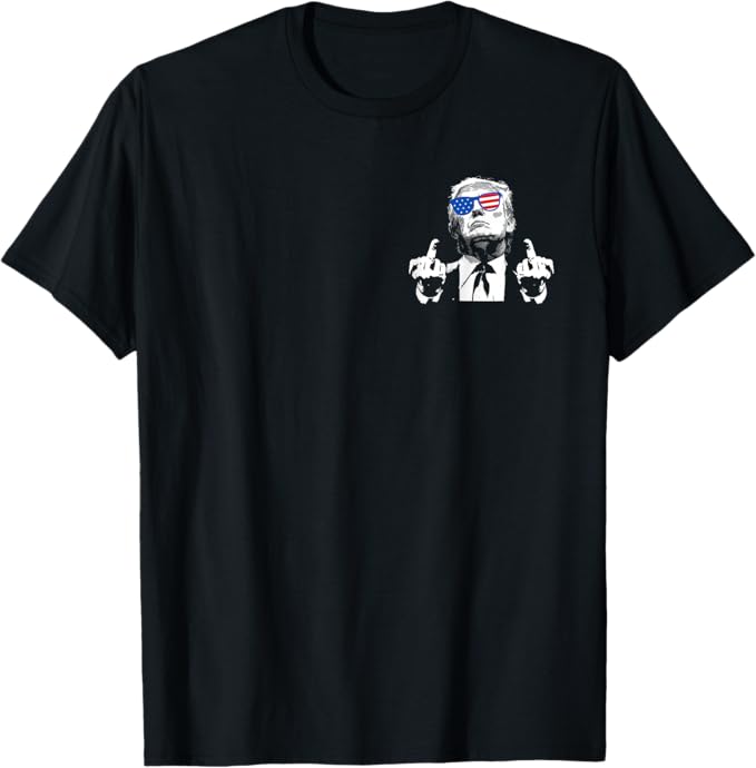 (Front And Back) You Missed Trump 2024 US American Flag T-Shirt