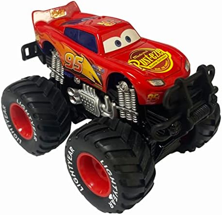 12 Styles Movie Cars 3 Black Storm Jackson McQueen Curz Mater Giant Wheels Cars 1：55 Diecast Vehicles Toys Set Children Car Toy (Lightning McQueen)