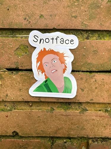 (Pack of 3) Drop Dead Fred Snot Face Meme Waterproof Sticker 2-Inch