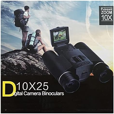 10X25 Binoculars HD Digital Binoculars Telescope with Creativity of 1.3MP Digital Camera