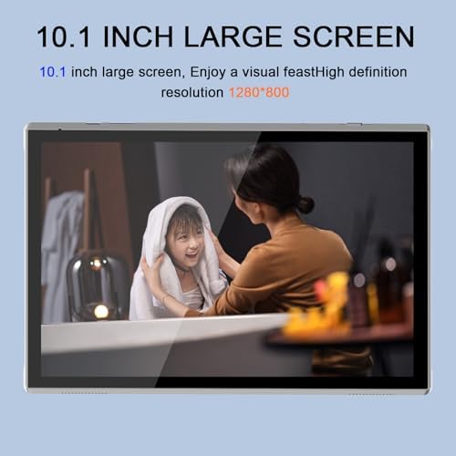 10 Inch Tablet Android 14 Tablets 10" Tableta Computer 6GB RAM 32GB ROM 1TB Expand, 2MP+8MP Dual Cameras WiFi-6 Bluetooth, 1280x800 IPS 10.1 IN HD Display Tab, 6000mAh Long Battery Life Android Tablet