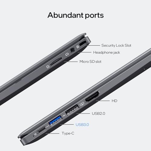 15.6-inch Windows 11 Laptop, 16GB RAM, 512GB SSD, FHD IPS Display Laptop Computer, Intel N5095 Quad Core, 2.4/5G WiFi, BT4.2 Backlit and Fingerprint, Lightweight and Portable