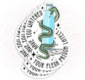 (3Pcs) Have You Watered Your Flesh Prison Lately Snake Sticker, 3" Drink Your Water, Hydrate Sticker Mental Health Waterproof Die-Cut Vinyl Laptop Sticker, Water Bottle Sticker Gifts 3 Inches