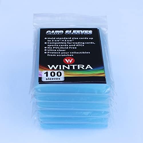 1200 Count Ultra Clear Penny Card Sleeves,Soft Card Protectors for Baseball Cards, Sleeved Trading Cards