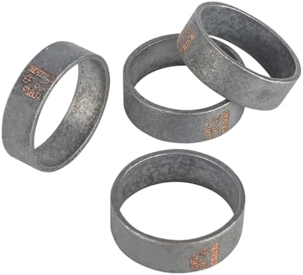 10-Pack EFIELD 1-inch Pex Copper Crimp Rings For Pex Pipe Connection,Black-Oxidized Surface Treatment For Corrosion Resistance