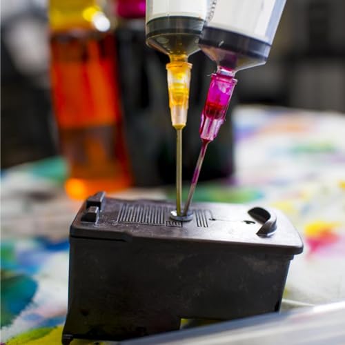 100PCS 23 Gauge 5/8 inch Lab Dispensing Accessories, Refilling Inks,Individually Packaged