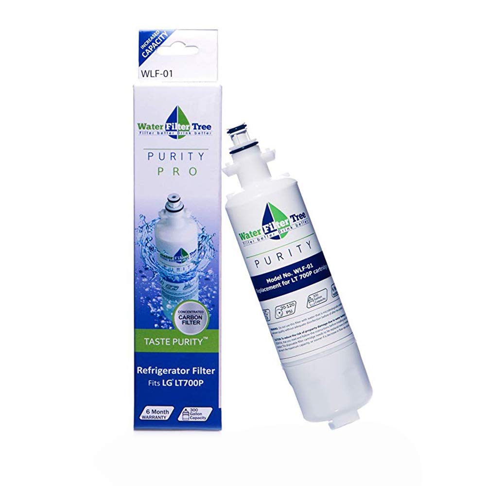 LG Refrigerator Replacement Water Filter for LG LT700P, Kenmore 46-9690, ADQ36006101, ADQ36006101-S, ADQ36006102, ADQ36006102-S, 048231783705
