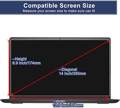 14" Anti Blue Light Screen Protector for HP Laptop 14/HP Pavilion 14/HP Chromebook 14/HP Steam 14/HP ProBook/EliteBook 14/HP 14-dy 14-dq 14-dk 14-cf 14m-dw/dy 14-ek 14-fq 14b-na 14b-nb c640 c645