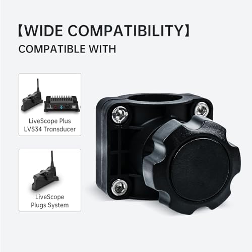 0 Degree LiveScope Plus LVS34 Transducer Adjustable Pole Mount for LiveScope Plus LVS34 Transducer & LiveScope Plus System 010-13228-03 010 13228 03
