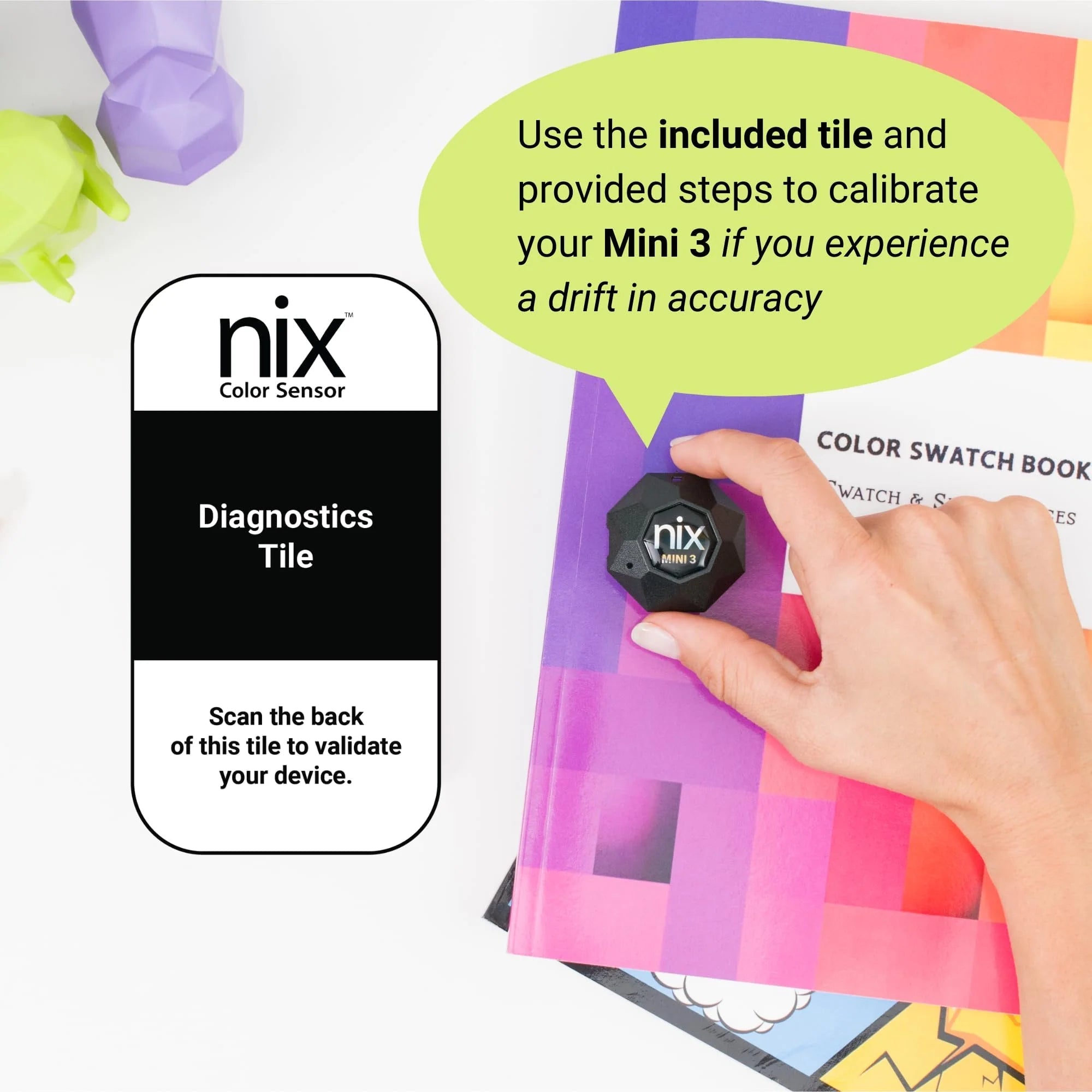 Nix Mini 3 Color Sensor Colorimeter Portable Color Matching Tool
