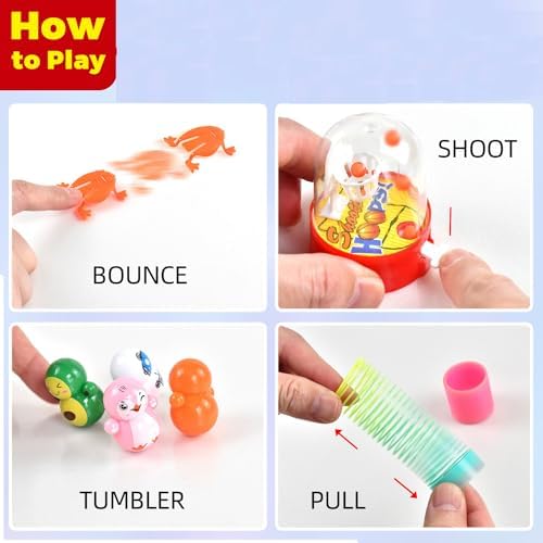150 pcs Party Favors for Kids, Pinata Stuffers Goodie Bags Fillers for Kids Birthday Party Treasure Box Prize Box Toys for Kids Classroom Assortment Party Toys Fidget Party Favors Bulk