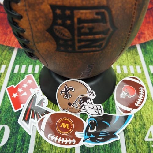 105 pcs Sports Stickers,35 Football Stickers+35 Helmet Stickers+35 Football Team Stickers,Waterproof Vinyl Stickers.