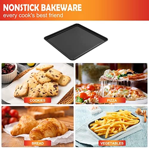 11" × 11" Baking Pan for The Smart Oven BOV800XL, Replacement Breville Toaster Oven Pans Fit Smart Oven Pro BOV810BSS, Smart Oven Pro BOV845BSS and The Smart Oven Air BOV900BSS