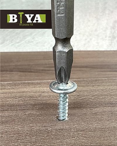 (150pcs) #8×1-1/2" Wood Screw Alloy Steel Standard Phillips Truss Head Fast Self Tapping by B1jounie YA