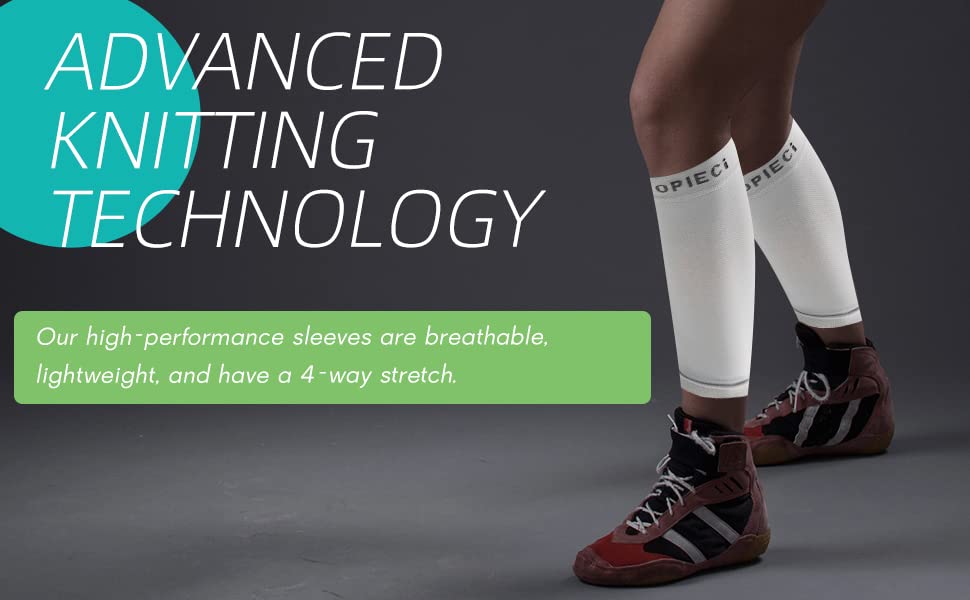 15-20mmHg 1 Pair Men and Women Wide Calf Sleeve Brace Compression Socks for Leg Support, Pain Relief