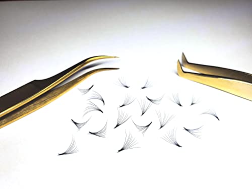 1000 Premade volume fans Mixed 4 lengths 9-12 | 11-14 | 13-16 CC, D Curl Wispy Handmade eyelash extensions supplies Russian volume lash promade fan 4D 5D 6D 10D (9mm - 12mm, 5D - 0.07 - D)