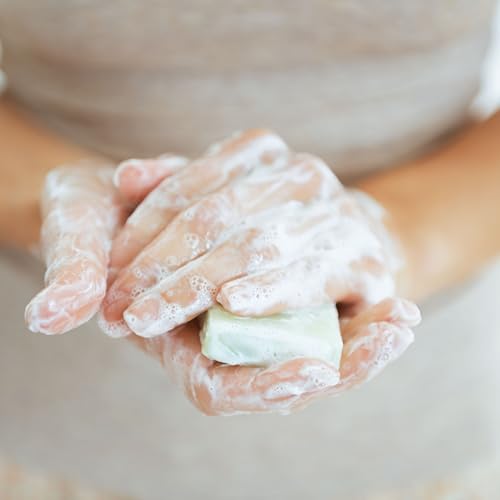1 Pack Oatmeal Milk & Honey Handmade Organic Bar Soap for Face and Body - Moisturizing, All-Natural, Cruelty-Free - Botanical Ingredients - Shower, Bath, Hand Soaps, Gifts - 4.5 oz