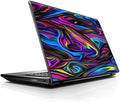 15 15.6 inch Laptop Notebook Skin Vinyl Sticker Cover Decal Fits 13.3" 14" 15.6" 16" HP Lenovo Apple Mac Dell Compaq Asus Acer/Neon Color Swirl Glass