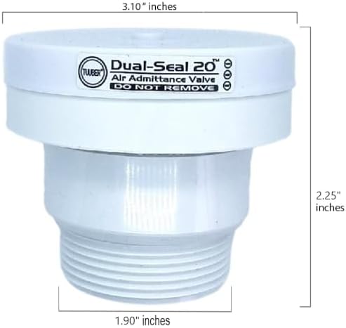 1-1/2 inch Tuuber Vent 2x Superior Seal Air Admittance Valve