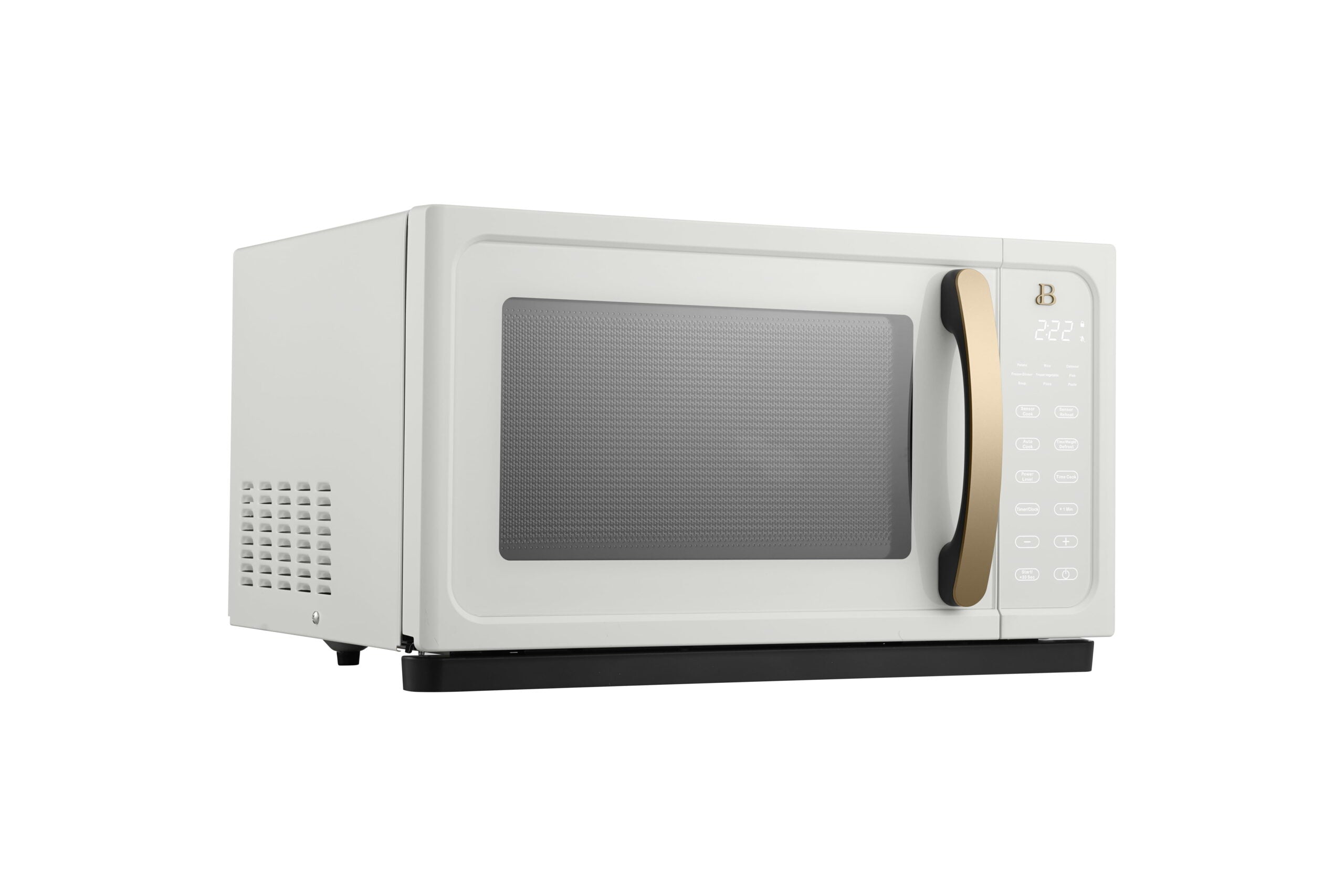 Beautiful 1.1 Cu ft 1000W Sensor Microwave Oven, White Icing - Kitchen Appliance
