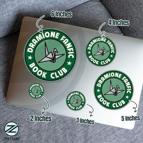(3Pcs) Dramione Sticker Dramione Fanfic Book Club Stickers Lovers Dracotok Booktok Bookish Decals Waterproof Vinyl Sticker for Laptop Water Bottle Hard Hat Cup Cars Decals Gift for Her Him 2 Inches