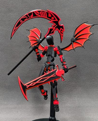 (Assembly Completed) T13 Action Figure Set,Titan 13 Robot Action Figure,Dummy 13 Set,3D Printed Robot 13 Action Figure, Lucky 13 Set,Titan 13 Robot Action Figure, for Collectors Desktop Decorations