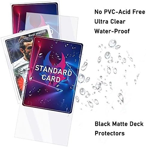 1000 Pcs Card Sleeves for Trading Cards, Soft Clear Baseball Card Sleeves Card Protectors Penny Sleeves Fit for Baseball Cards, Sports Cards, MTG Cards (66mm×91mm)